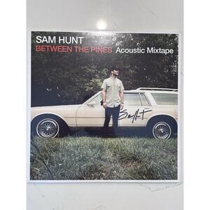 SAM HUNT SIGNED BETWEEN THE PINES ACOUSTIC MIXTAPE GREEN 2LP VINYL AUTOGRAPHED 1